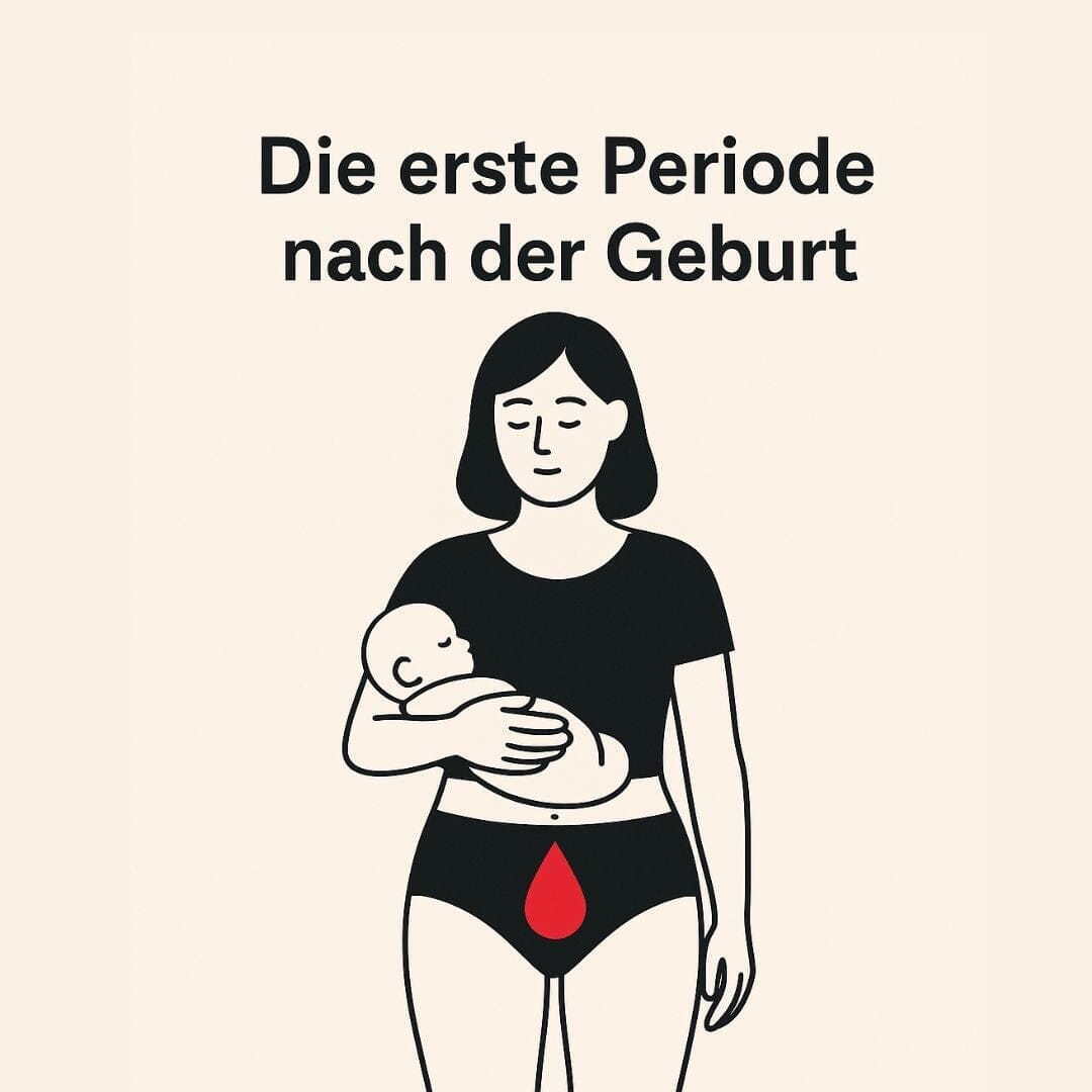 Erste Periode nach der Geburt - 9 Fakten Symbolbild Frau mit Baby auf dem Arm