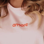 Amore T-Shirt pink & rot - KORA MIKINO - Menstruationsunterwäsche
