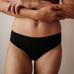 Ausfluss Slip Seamless Schwarz klassische Passform Laser Cut Technologie nahtlos ohne Abdrücke