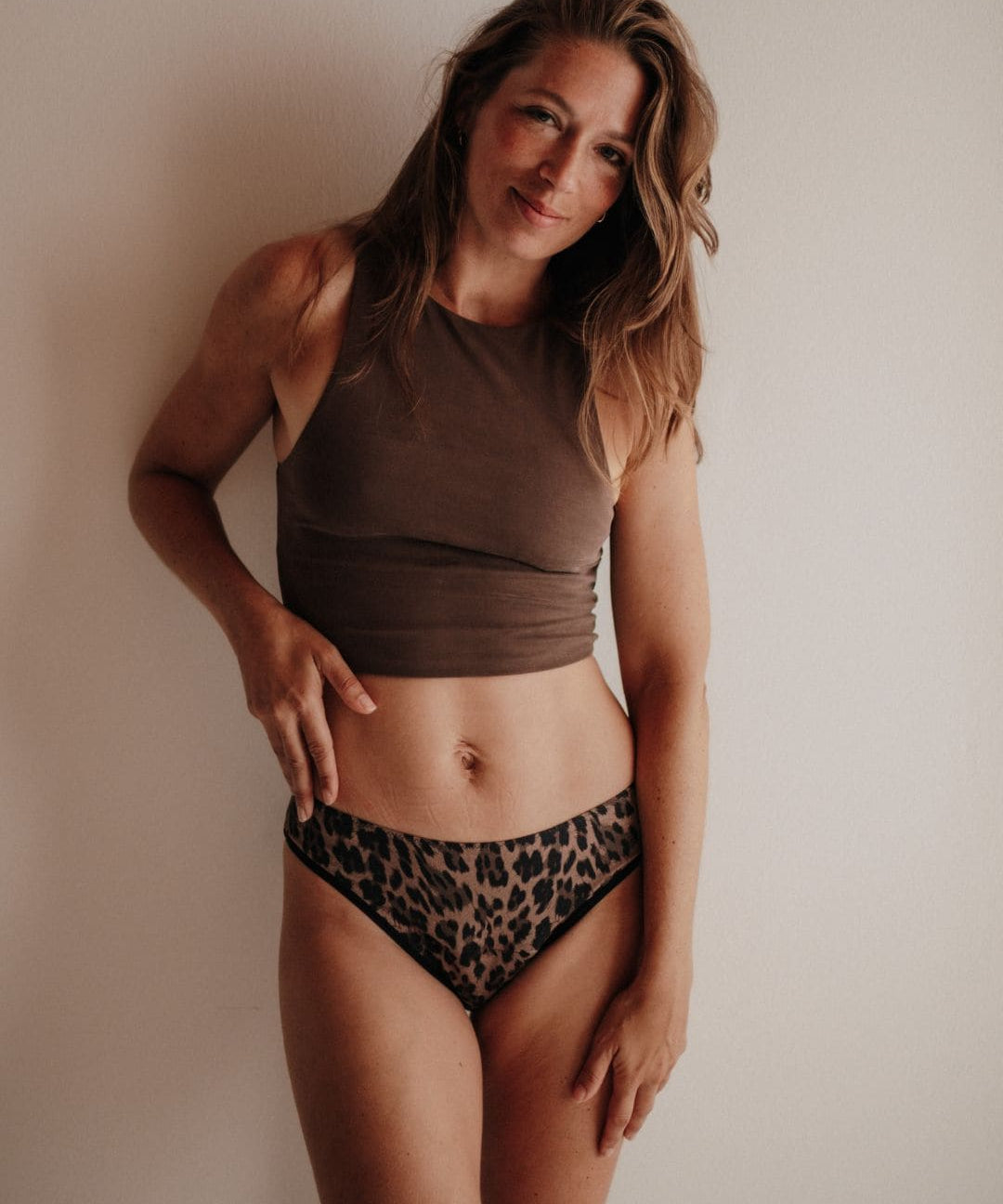 Ausflussunterwäsche Leo Slip vorn Bio Baumwolle Gr. 36 klassische Passform vegan hergestellt in Europa