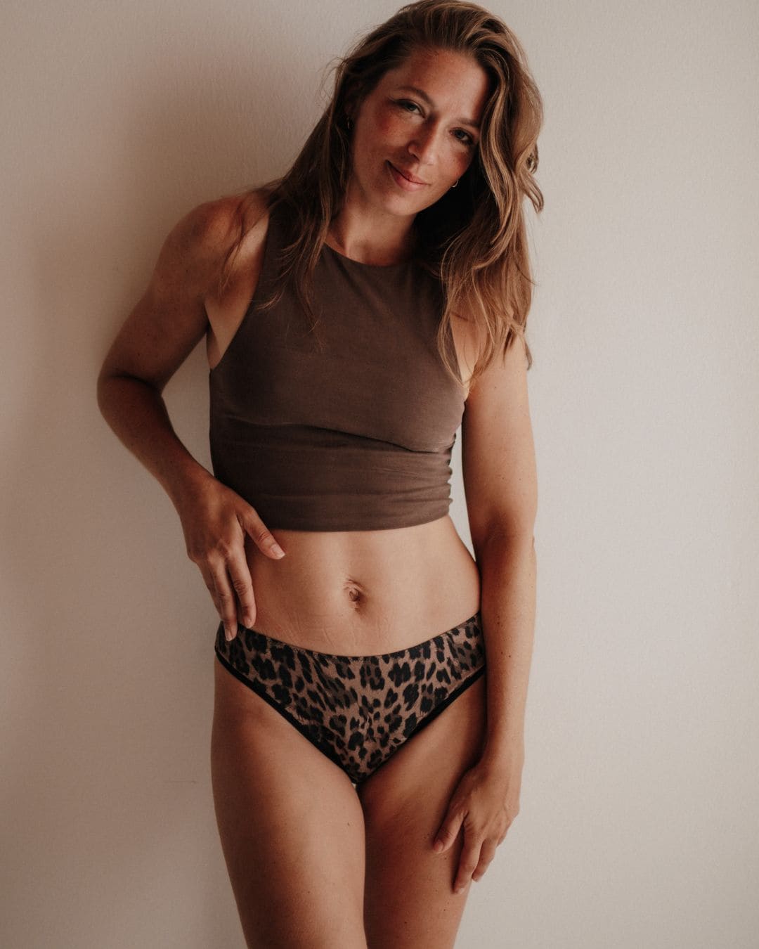 Ausflussunterwäsche Leo Slip vorn Bio Baumwolle Gr. 36 klassische Passform vegan hergestellt in Europa