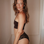 Ausflussunterwäsche Leo Slip Seite flache Nähte Gr. 38 Bio Baumwolle kein Einschneiden oder Verrutschen