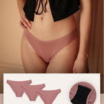 Brazilian Slip Baumwolle Rose Gr 38 hoher Beinausschnitt im 3er Pack als Slipeinlagen-Ersatz