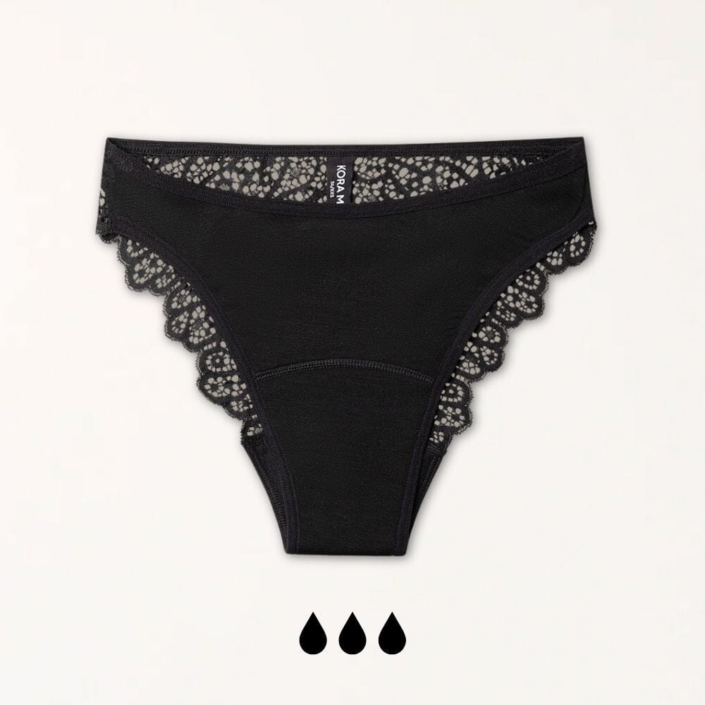 DORIS Slip Strong organic lace - KORA MIKINO - Menstruationsunterwäsche