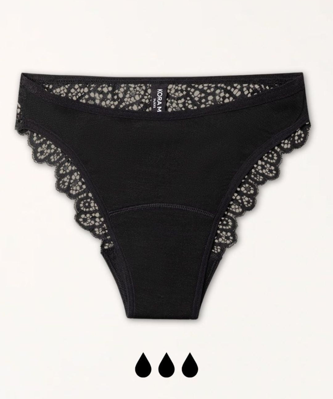 DORIS Slip Strong organic lace - KORA MIKINO - Menstruationsunterwäsche