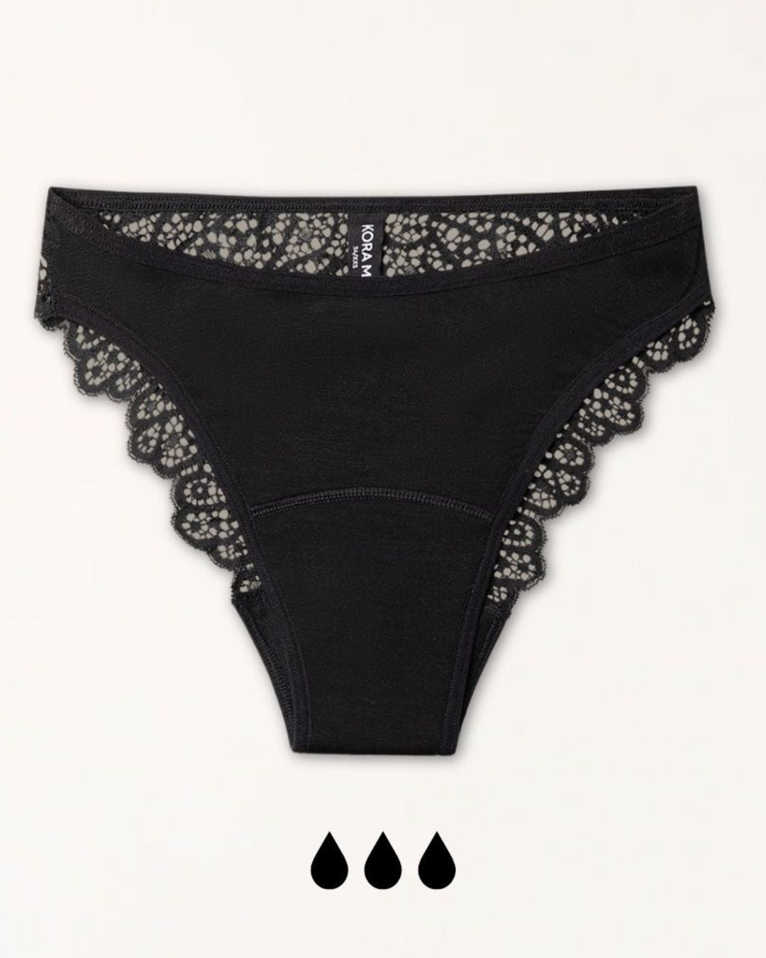 DORIS Slip Strong organic lace - KORA MIKINO - Menstruationsunterwäsche
