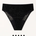 LEO Mesh Slip strong schwarz - KORA MIKINO - Menstruationsunterwäsche