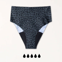 MAE SEAMLESS High Waist dark leo - KORA MIKINO - Menstruationsunterwäsche