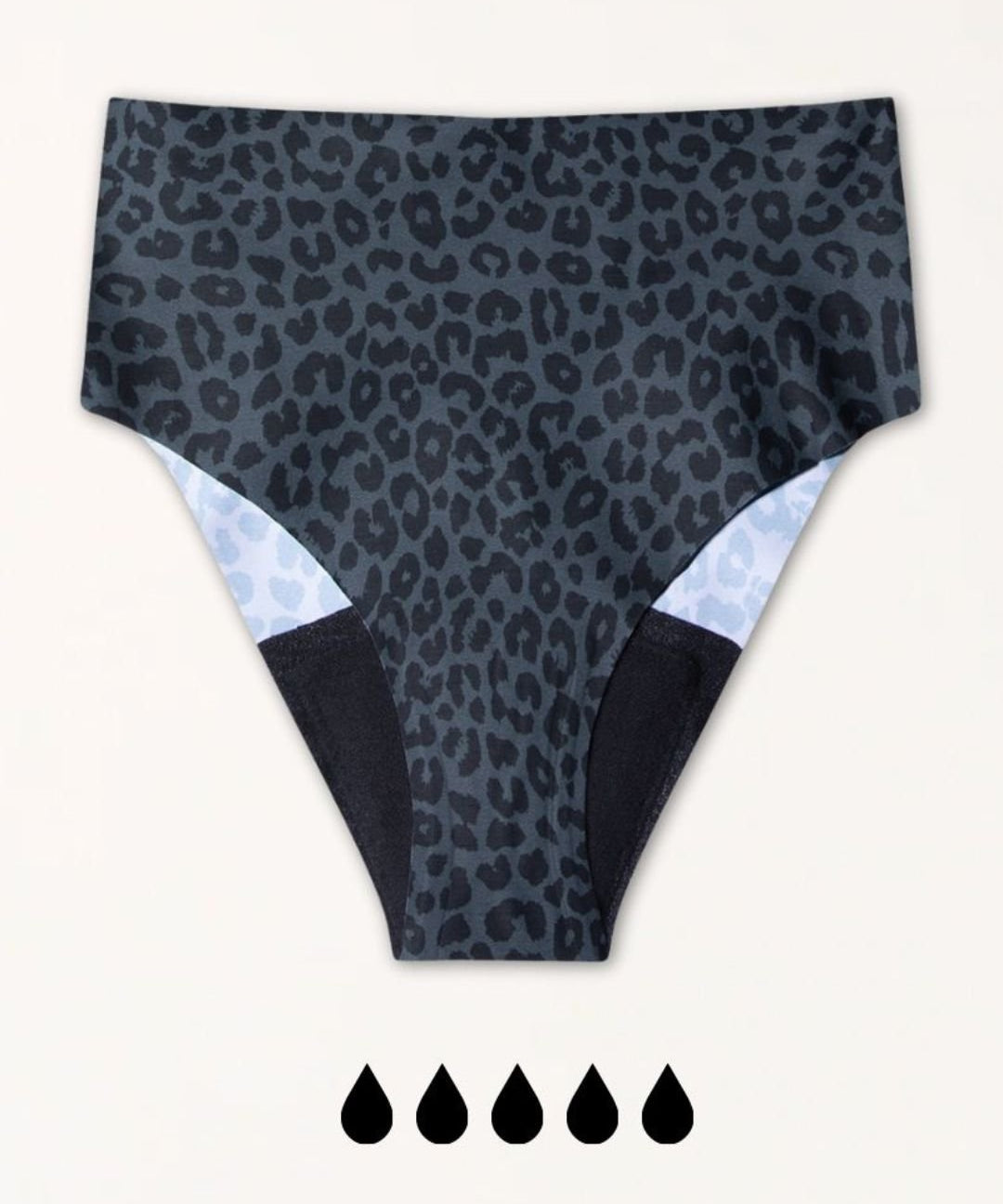 MAE SEAMLESS High Waist dark leo - KORA MIKINO - Menstruationsunterwäsche