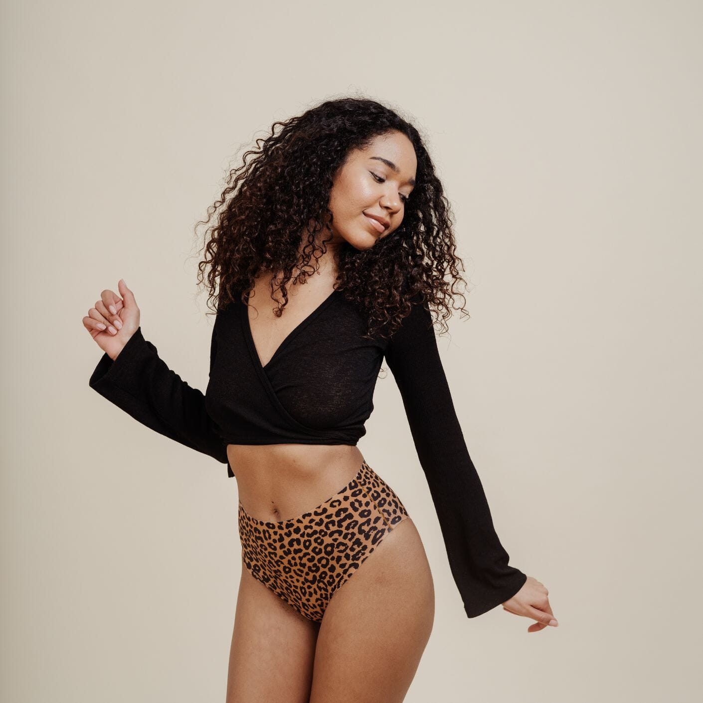 MAE SEAMLESS High Waist leo - KORA MIKINO - Menstruationsunterwäsche