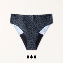 NELLIE SEAMLESS Slip dark leo - KORA MIKINO - Menstruationsunterwäsche