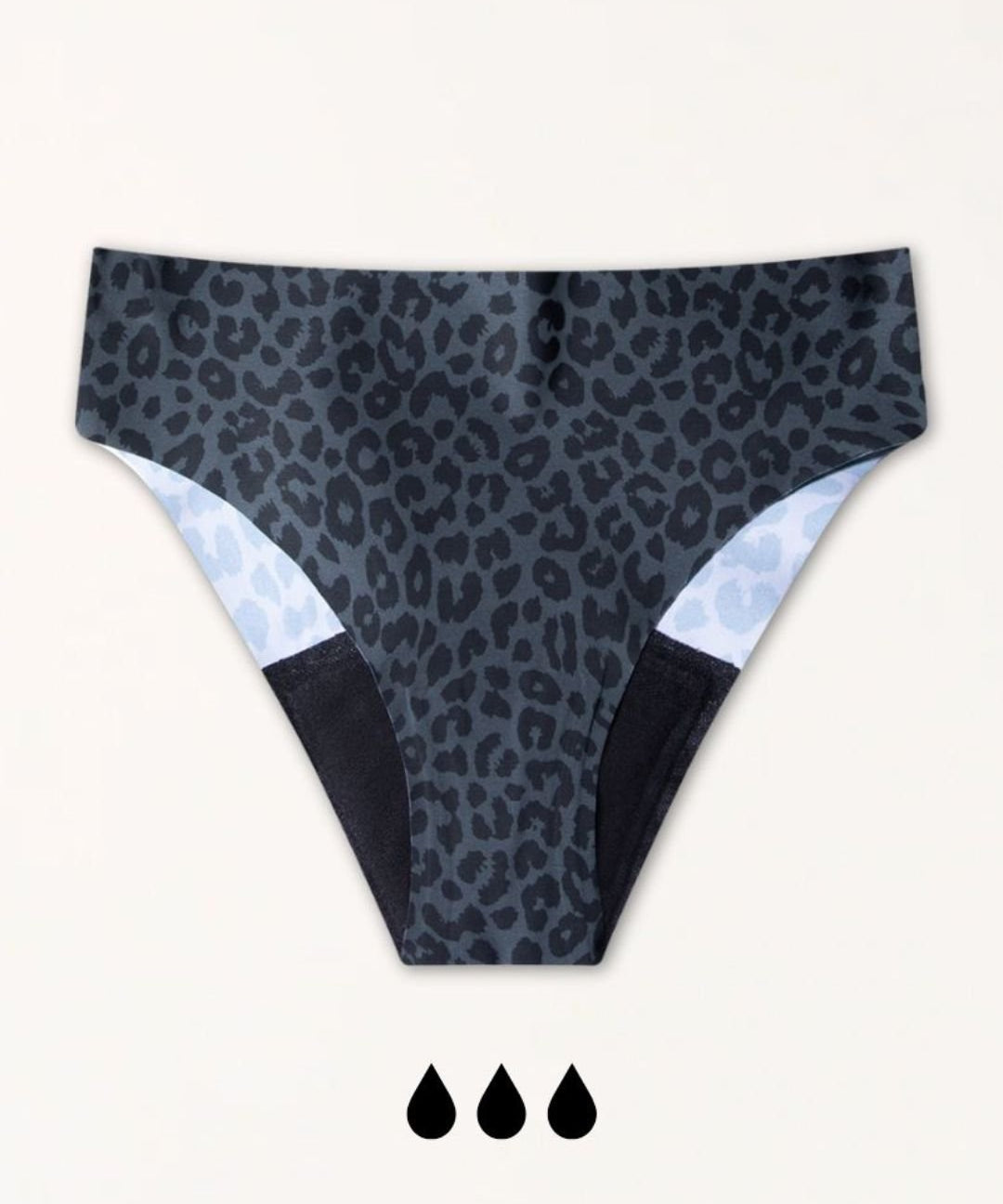 NELLIE SEAMLESS Slip dark leo - KORA MIKINO - Menstruationsunterwäsche