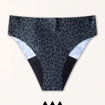 NELLIE SEAMLESS Slip dark leo - KORA MIKINO - Menstruationsunterwäsche