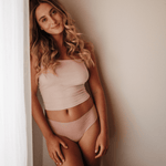 NELLIE SEAMLESS Slip rose - KORA MIKINO - Menstruationsunterwäsche