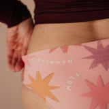 Seamless Periodenunterwäsche Pinker Slip mit Sternen Detail der ultraflachen Kanten ohne Biozide