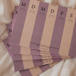 Wochenplaner Montag bis Sonntag A5 minimalistisches Layout mit viel Platz für tägliche Notizen