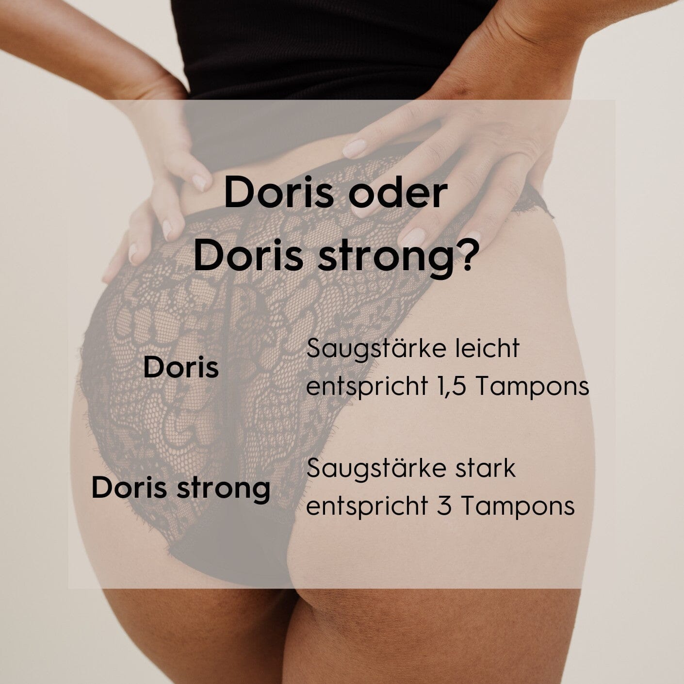 DORIS Slip - KORA MIKINO - Menstruationsunterwäsche