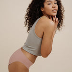 NELLIE SEAMLESS Slip rose - KORA MIKINO - Menstruationsunterwäsche
